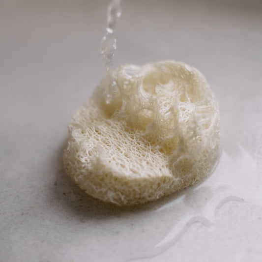 Loofah-peelingpads för ansiktet i 5-pack